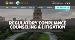 Desktop Screenshot of cobbxcounsel.com